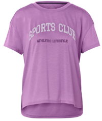Sportshirt in Fliederfarbe