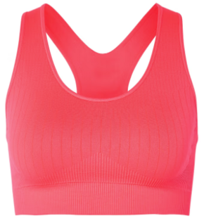Seamless-Sport-BH, korallenrot