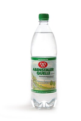 Produktbild: Abenstaler Quelle naturell PET 12x1,0l EW/Pfd.