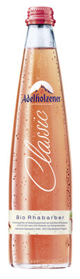 Produktbild: Adelholzener Heimischer Rhabarber Glas 0,5 MW