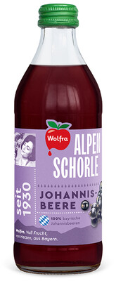 Produktbild: Wolfra Alpenschorle Johannisbeere 20x0,33l MW