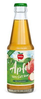Produktbild: Wolfra Apfelsaft klar 20x0,2l MW