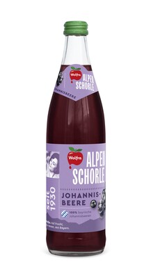 Produktbild: Wolfra Alpenschorle Johannisbeere 20x0,5l