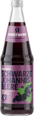 Produktbild: Durstwerk schwarzer Johannisbeernektar aus Direktsaft 25 %