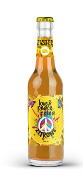 Produktbild: Love & Peace Eistee Zitrone 24 x 0,33l