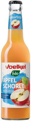 Produktbild: Voelkel Apfelschorle Naturtrüb 0,33l MW