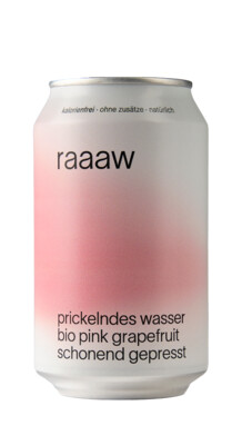 Produktbild: raaaw bio pink Grapefruit Dose 24x0,33l