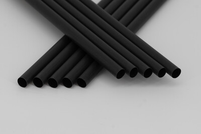 Produktbild: Trinkhalme BioHalm schwarz 7,5x150 mm 500 Stück