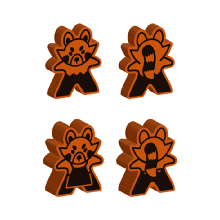 Seize the Bean: Cubee Meeples (OG) (8-Pack)