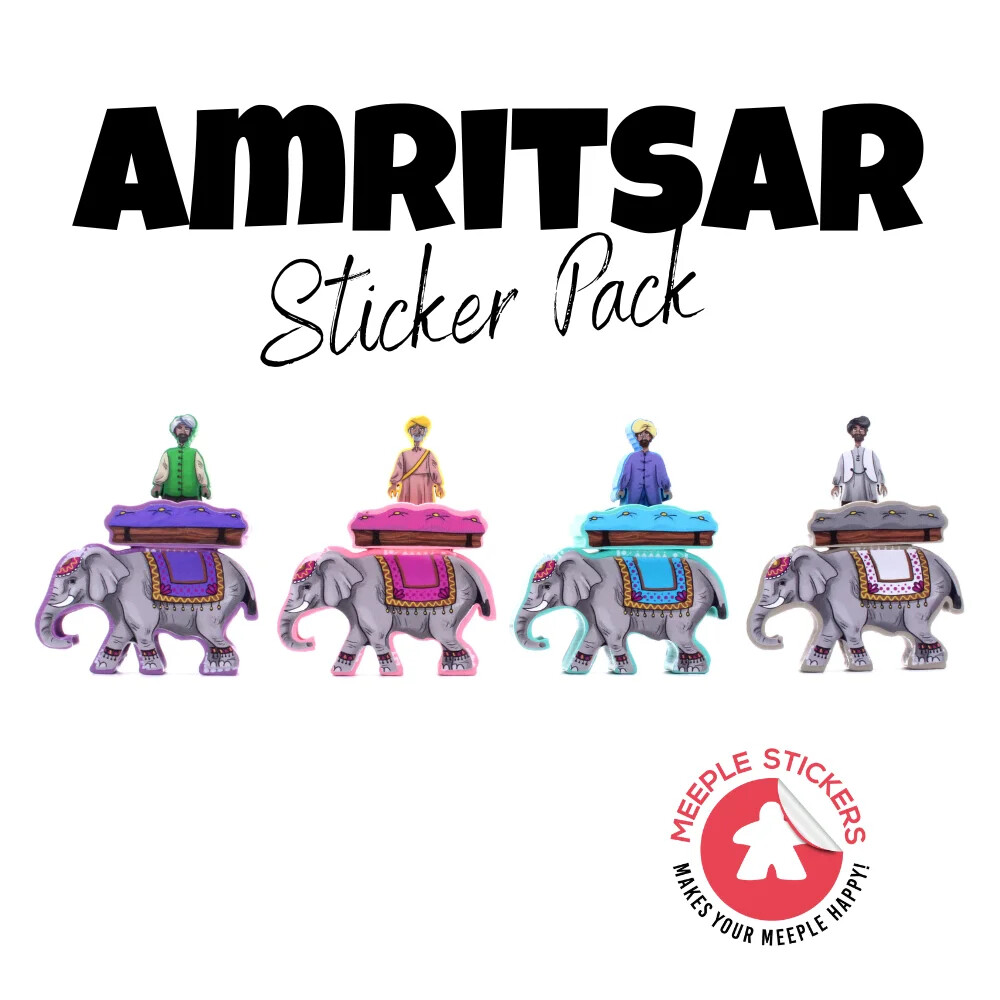 Amritsar - Meeple Stickers