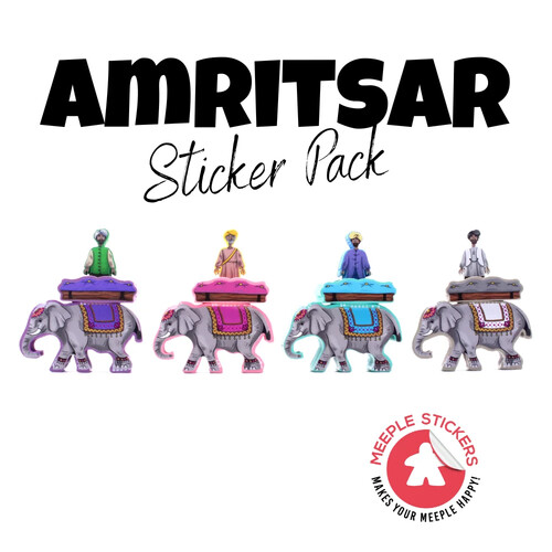 Amritsar - Meeple Stickers
