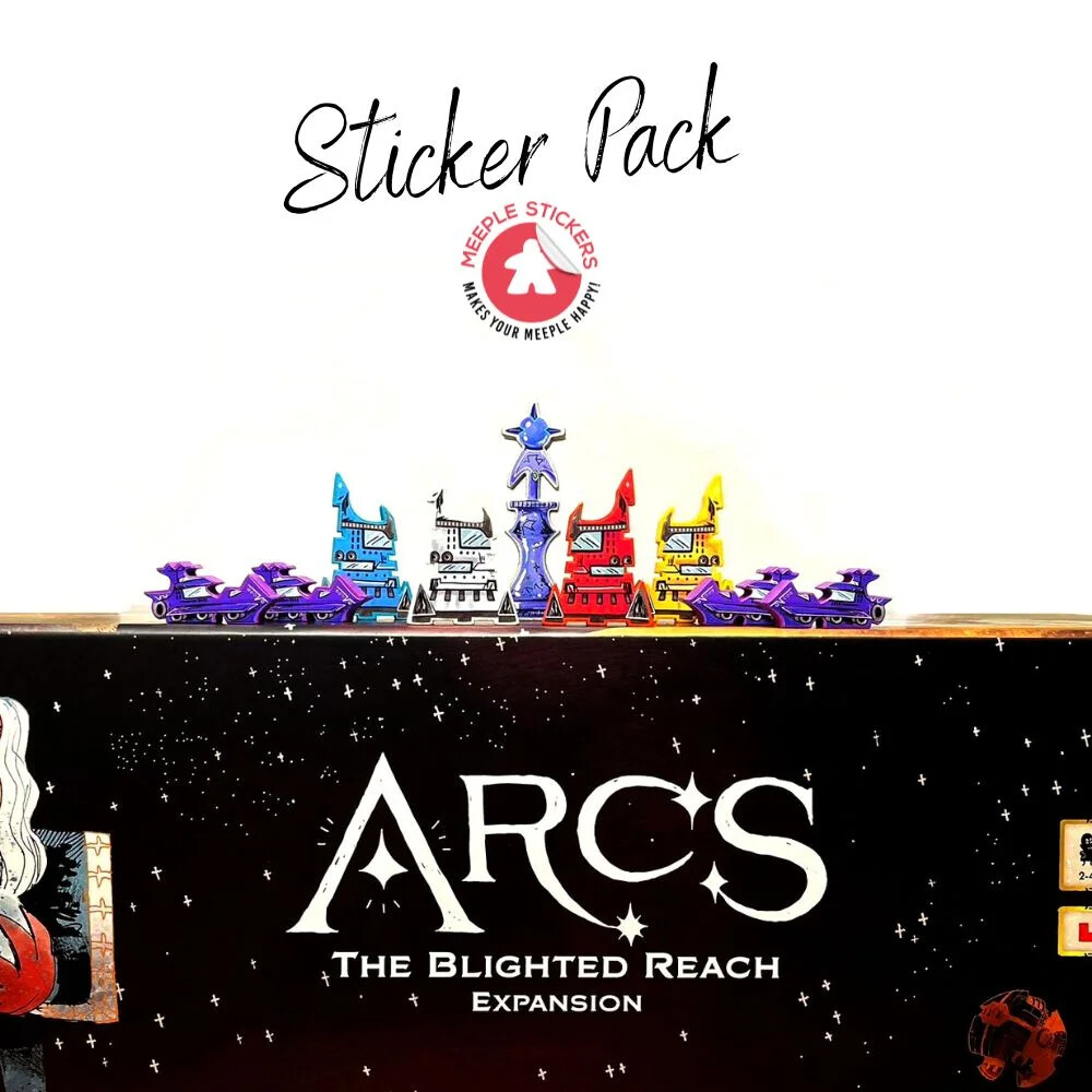 Arcs - The blighted reach expansion sticker set - Meeple Stickers