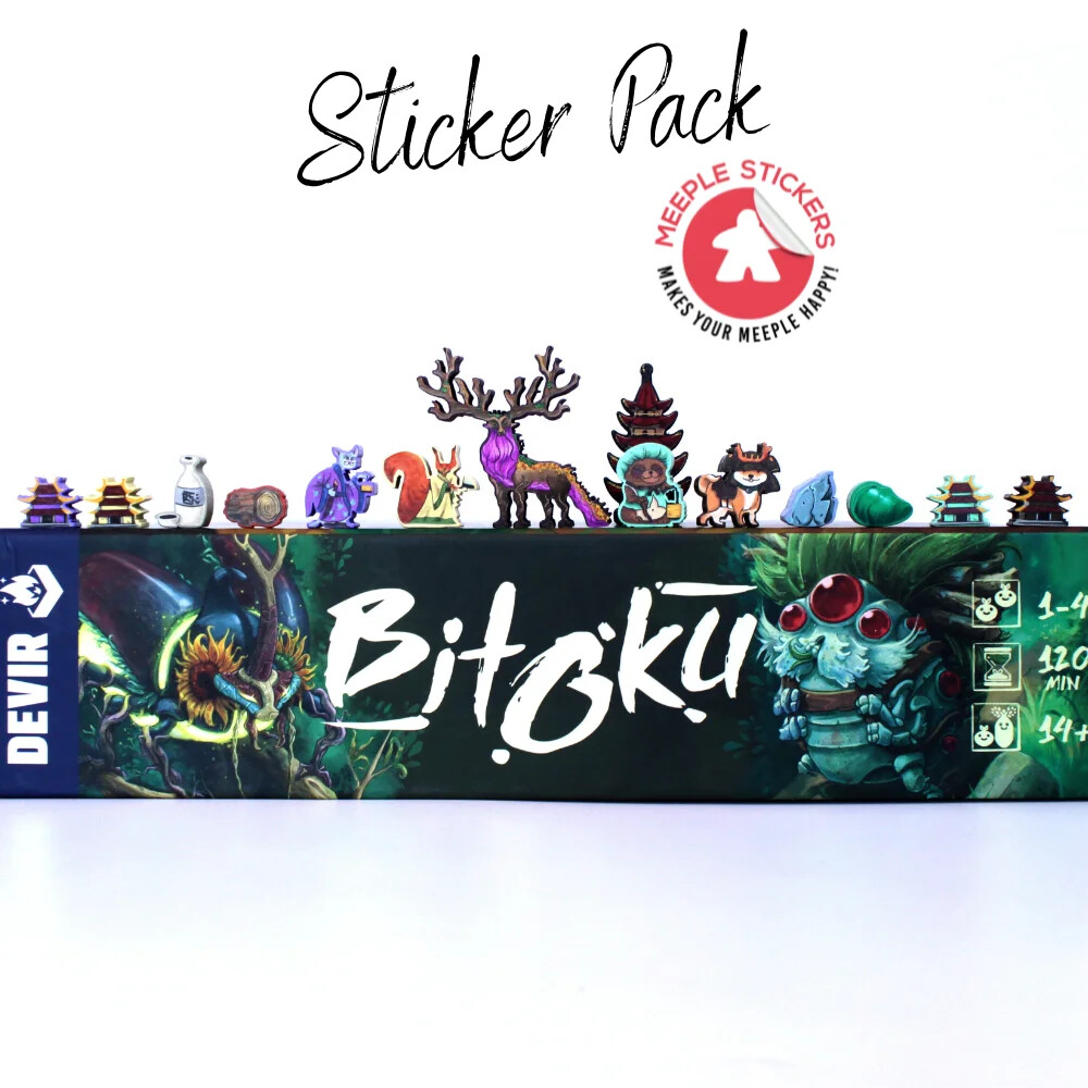 Bitoku - Meeple Stickers