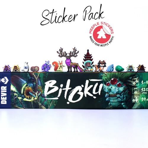Bitoku - Meeple Stickers