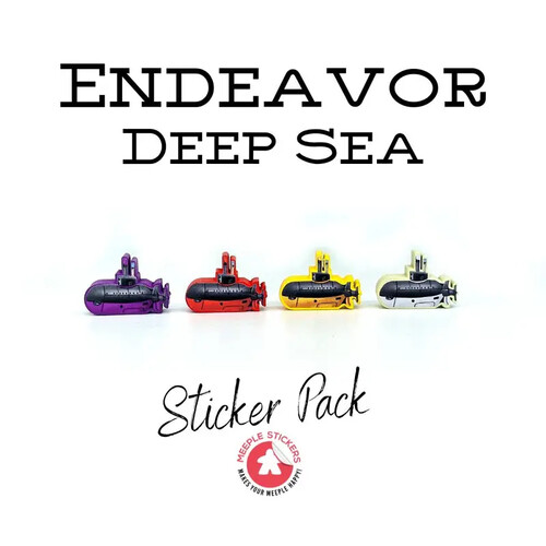 Endeavor Deep Sea - Meeple Stickers (Sticker für Endeavor - Die Tiefsee)