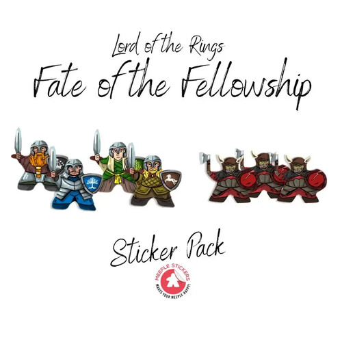 Lord of the Rings:Fate of the Fellowship (Der Herr der Ringe: Das Schicksal der Gemeinschaft) - Meeple Stickers