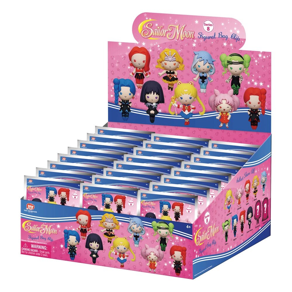 Sailor Moon 3D PVC Bag Clips Blind Pack Serie 8