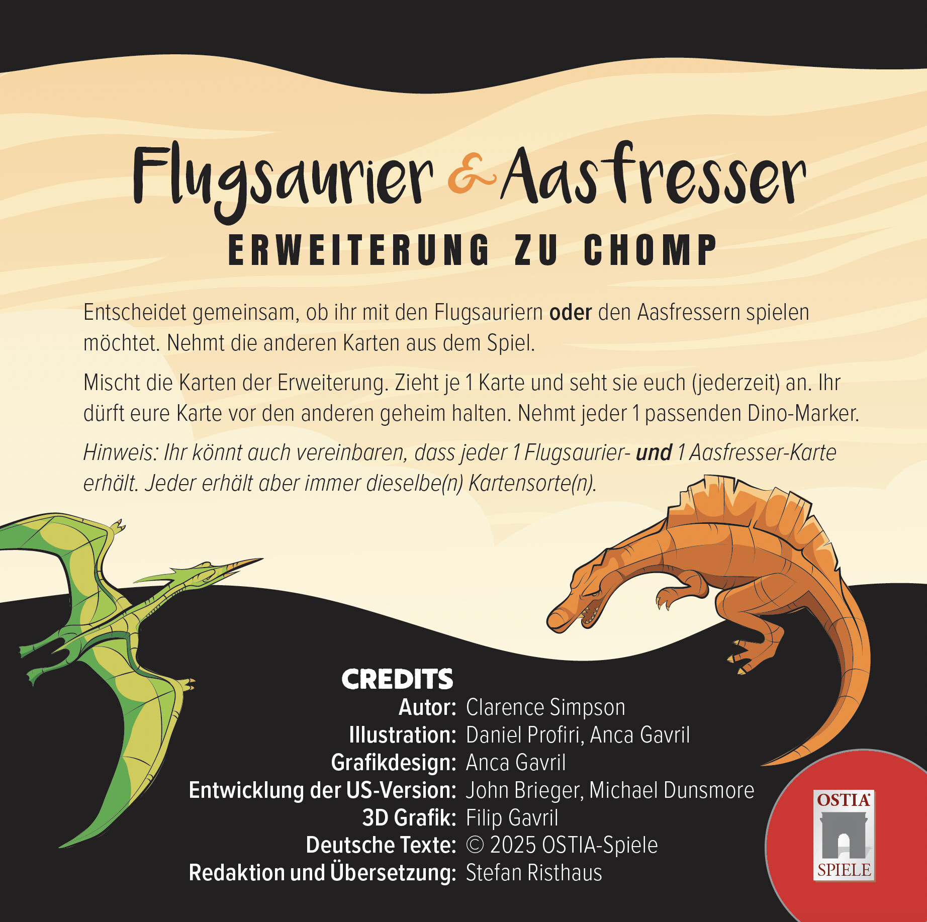 Flugsaurier und Aasfresser - Chomp (DE)(Erweiterung)