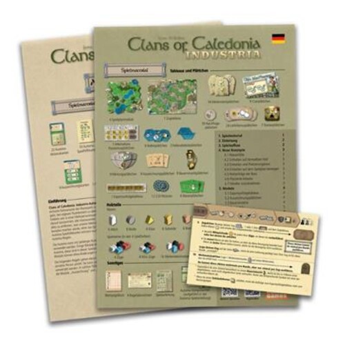 Language Pack Deutsch - Clans of Caledonia: Industria (Expansion)