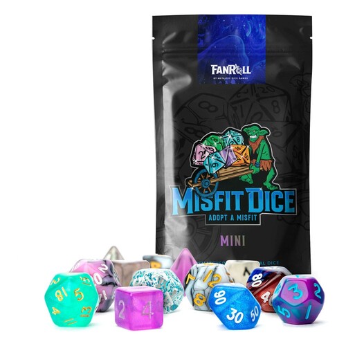Misfit-Würfel-Set Blind Bag Mini 2er-Pack-Sortiment