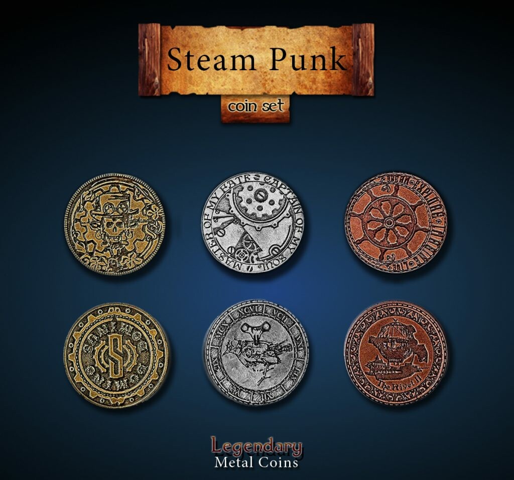 Steampunk Coin Set