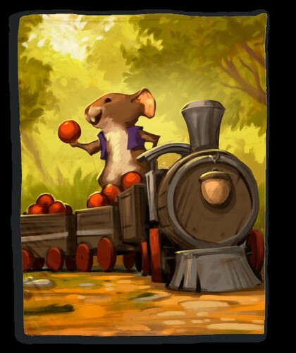 Everdell Cozy Critters Blanket Train