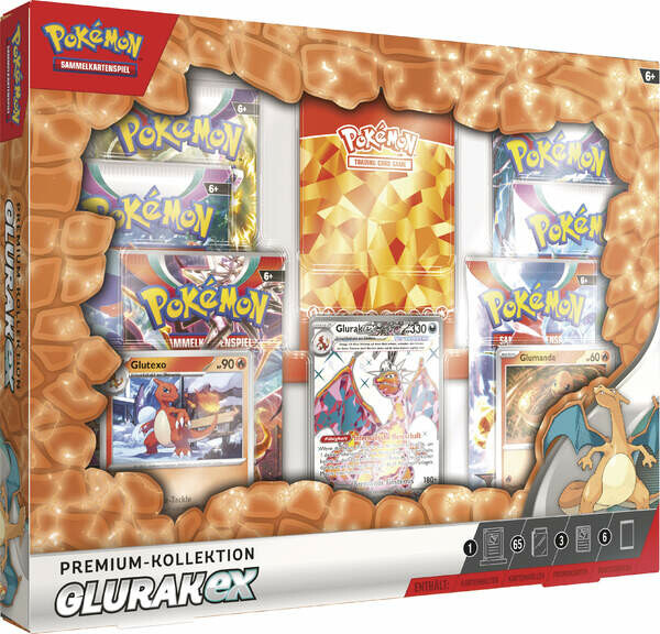 EX Premium Collection - Glurak-ex - Karmesin & Purpur - Paldeas Schicksale - Pokémon (DE)