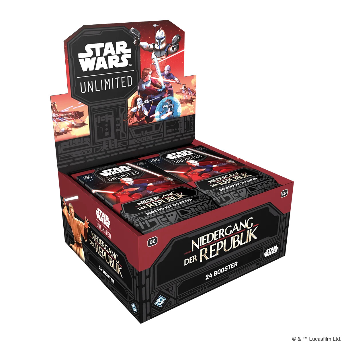 Star Wars: Unlimited – Niedergang der Republik  (Booster-Display) (DE)