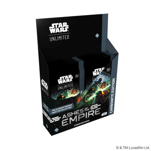 Star Wars: Unlimited – Ashes of the Empire (Carbonite-Booster-Display) (EN)
