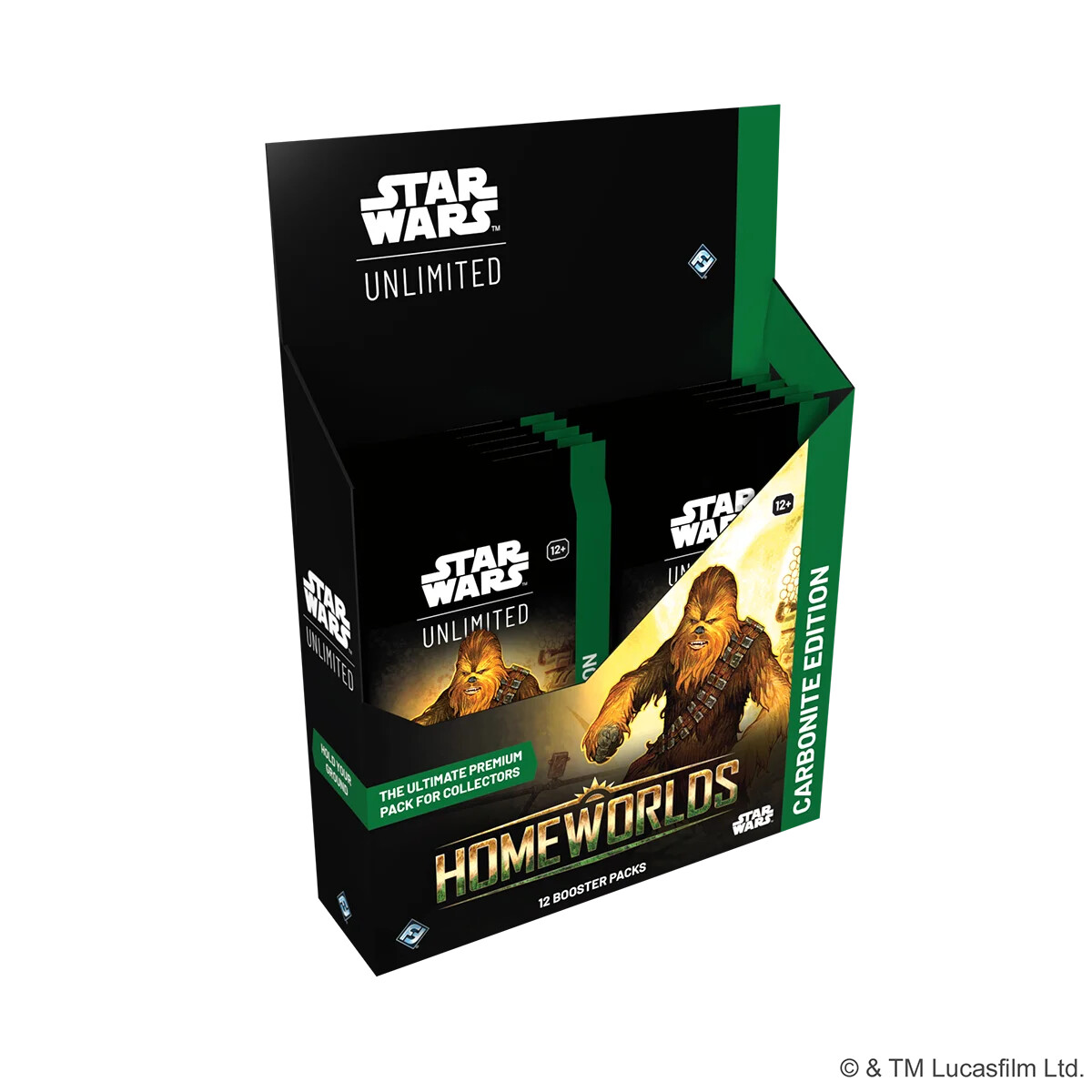 Star Wars: Unlimited – Homeworlds (Carbonite-Booster-Display) (EN)