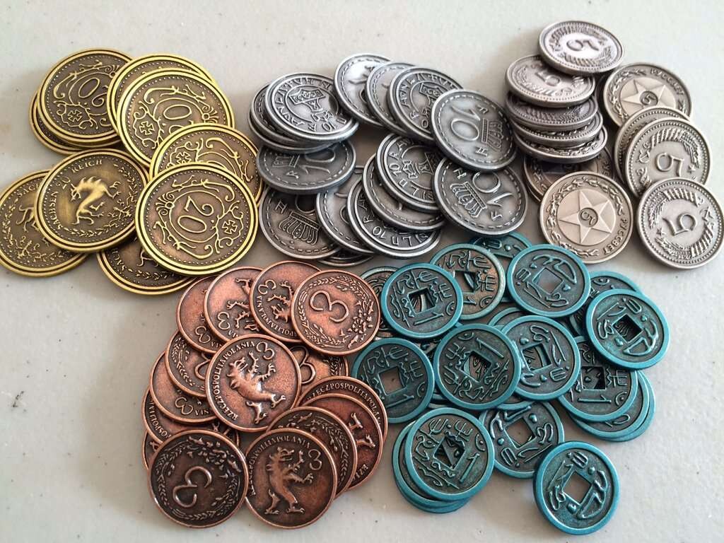 Scythe Metallmünzen