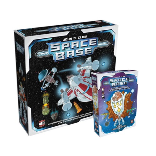 Bundle: Space Base (Grundspiel) + Space Base - Der Aufstieg des fremden Pluto (Erweiterung)