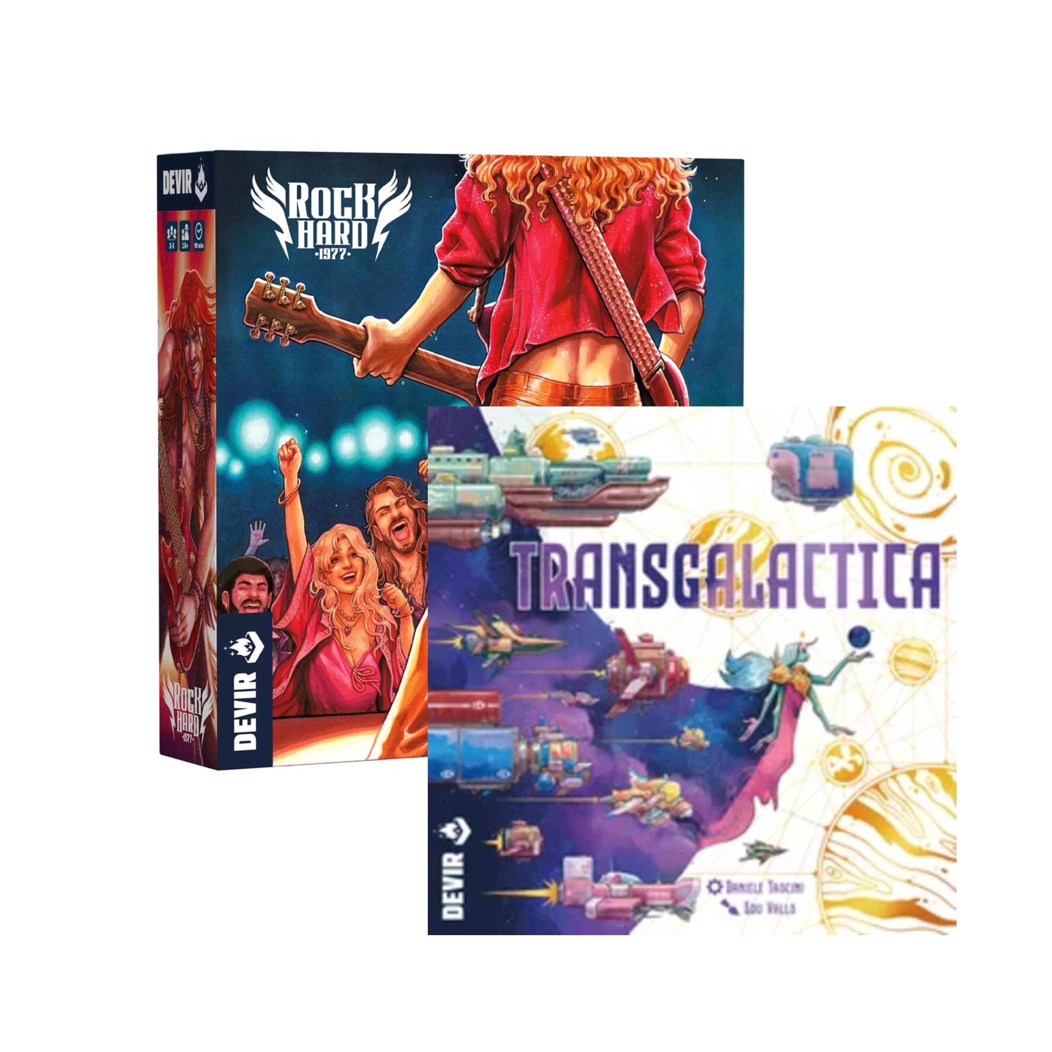 Bundle: Devir Superschnäppchen: Transgalactica + Rock Hard 1977