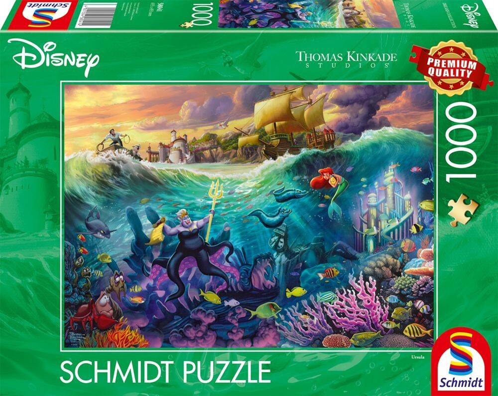 Ursula - Arielle, die Meerjungfrau 1000 Teile Disney Puzzle