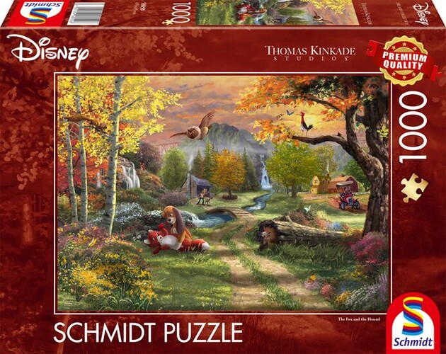 The Fox and the Hound 1000 Teile Disney Puzzle