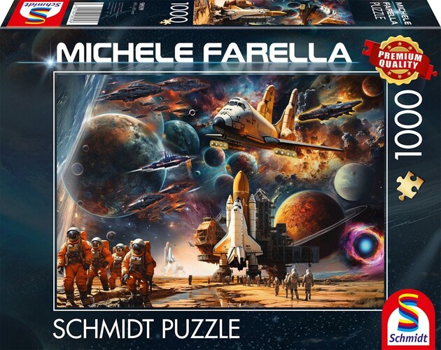 Michele Farella: Faszination Raumfahrt: Reise in ferne Galaxien, 1.000 Teile Puzzle