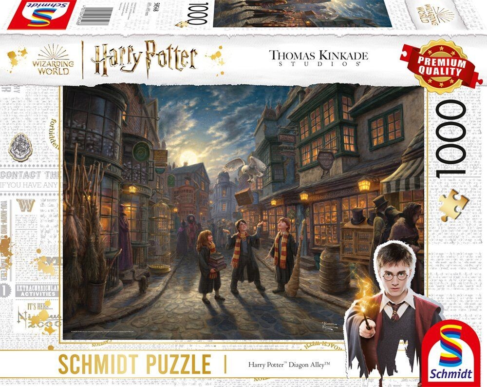 Thomas Kinkade Studios: Harry Potter™ Diagon Alley™, 1.000 Teile Puzzle