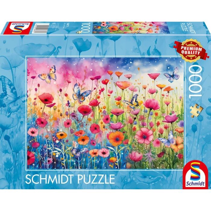Mohnblumenwiese, 1.000 Teile Puzzle