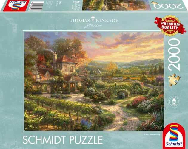 Thomas Kinkade Studios: In den Weinbergen, 2.000 Teile Puzzle