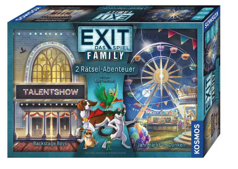 EXIT® - Das Spiel - Family 2 - Backstage Boys/Jahrmarkt im Dunkeln