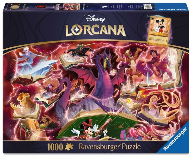 Lorcana 1000 Teile Puzzle Rubin (+Promo Karte)
