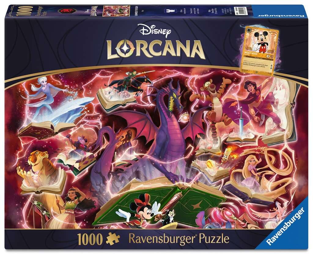 Lorcana 1000 Teile Puzzle Rubin (+Promo Karte)