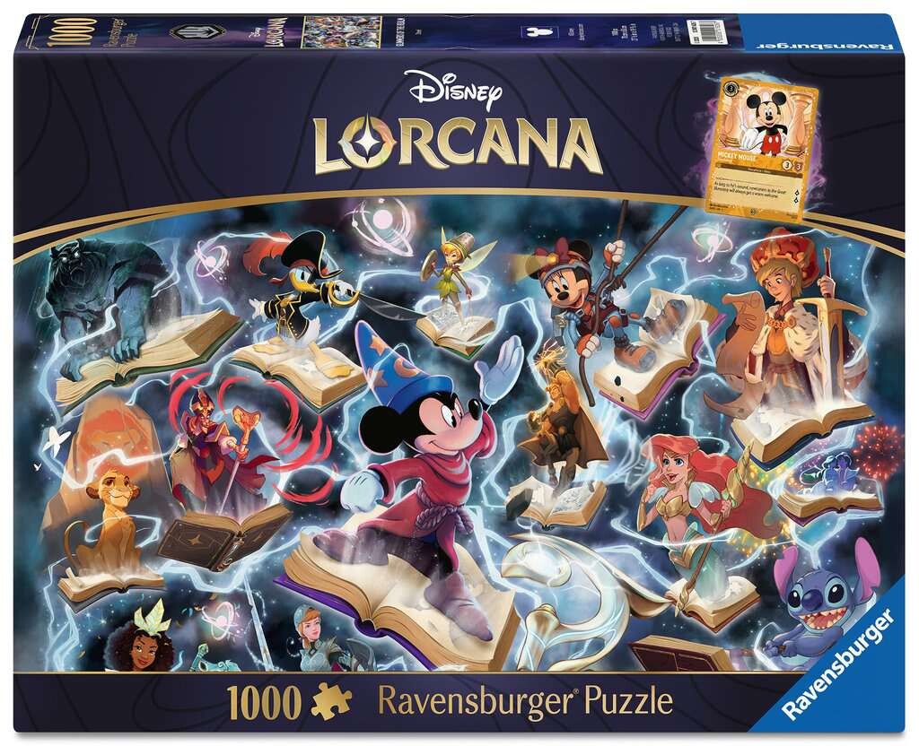 Lorcana 1000 Teile Puzzle Stahl (+Promo Karte)