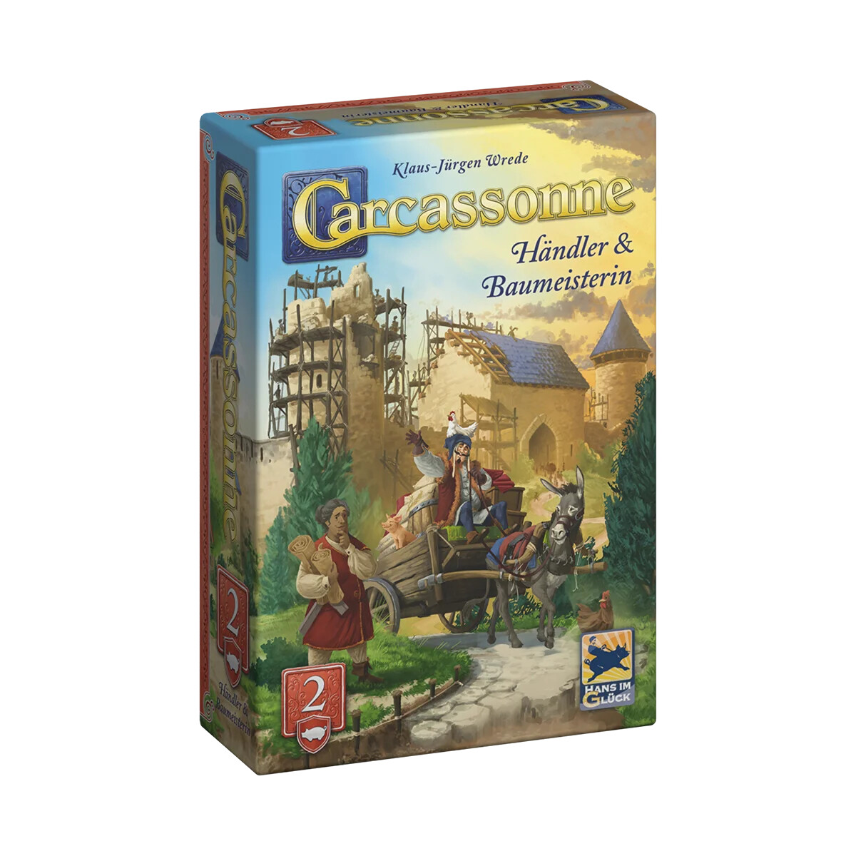 Carcassonne – Händler & Baumeisterin (Erw. 2)