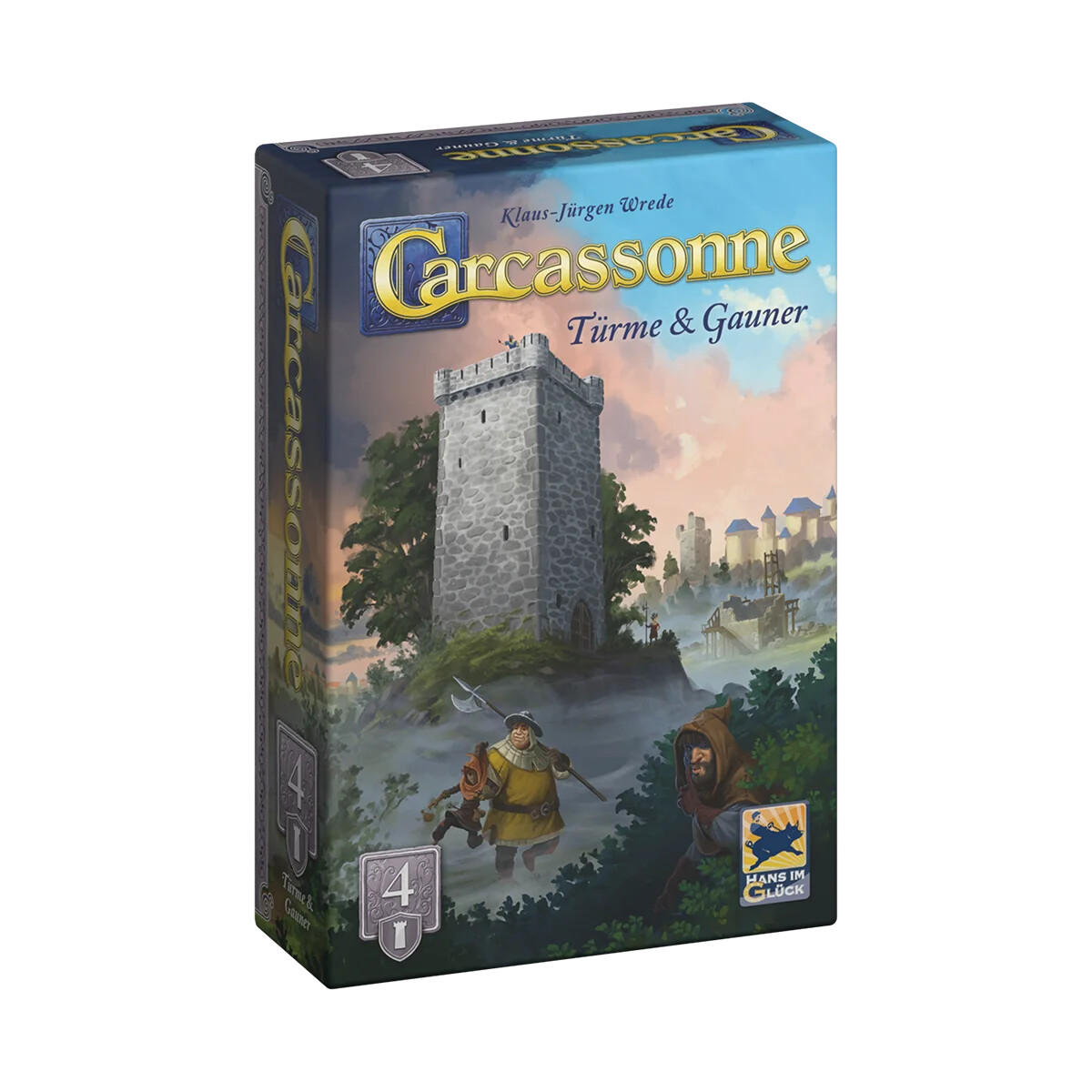 Carcassonne – Türme & Gauner (Erw. 4)