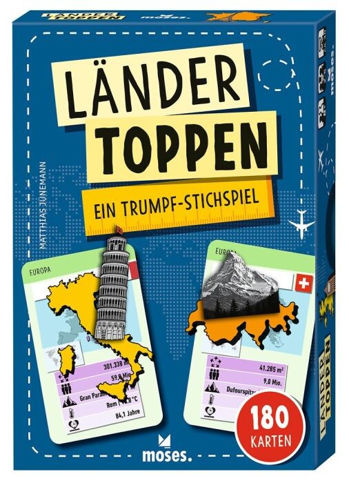 Länder Toppen - Ein Trumpf-Stichspiel