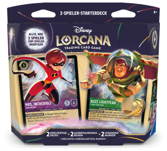 Unbekannte Wildnis - Zwei-Spieler Starterdeck - Disney Lorcana  - Set 12