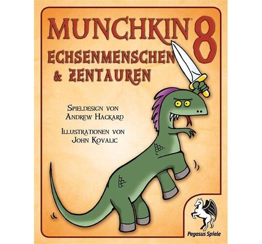 Munchkin 8: Echsenmenschen & Zentauren