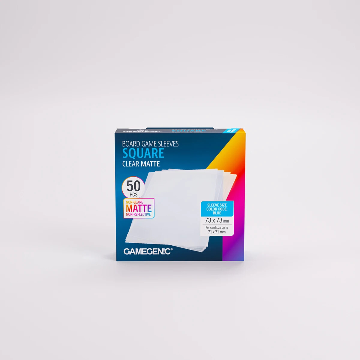 Board Game Sleeves - Square - Clear Matte