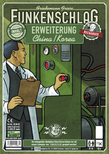 China/Korea - Funkenschlag  (Recharged Version) (4. Erweiterung)